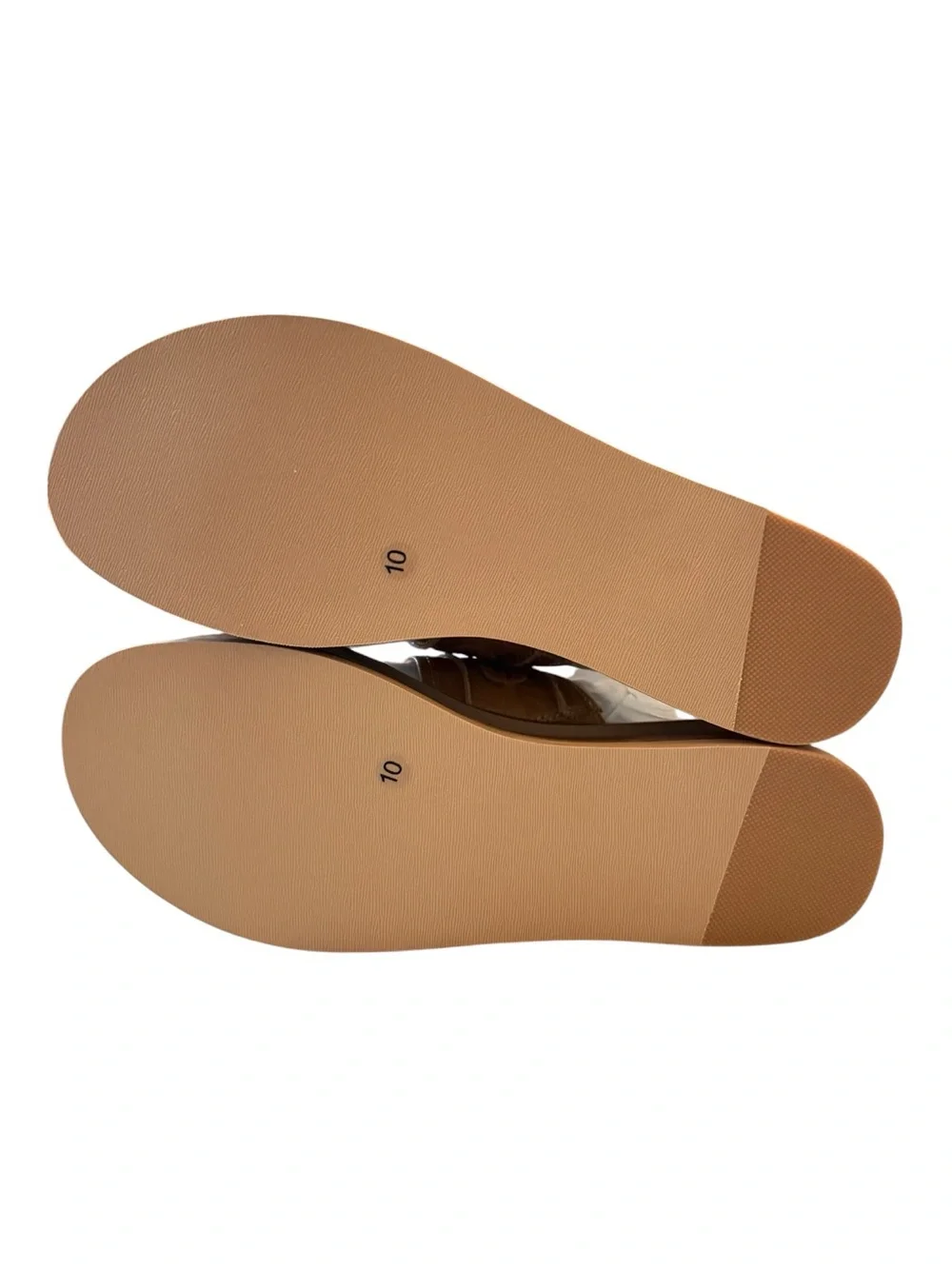 Kelsi Dagger Brooklyn Drift Tan Leather Platform Sandals Size 10 NIB